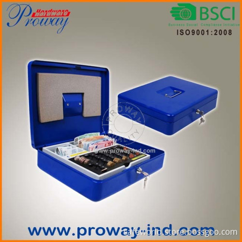 Cash Box/Safe with Compartment for Rolled Euro coins